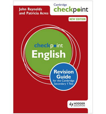 Cover for John Reynolds · Cambridge Checkpoint English Revision Guide for the Cambridge Secondary 1 Test (Paperback Book) (2013)