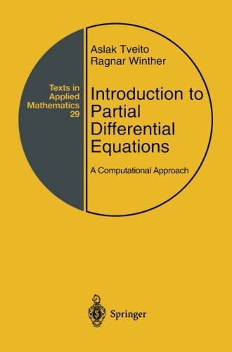 Cover for Aslak Tveito · Introduction to Partial Differential Equations: a Computational Approach - Texts in Applied Mathematics (Paperback Bog) [Softcover Reprint of the Original 1st Ed. 1998 edition] (2013)