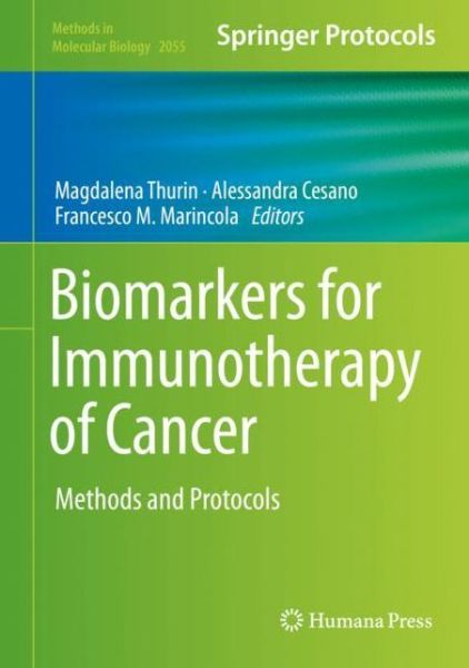 Cover for Biomarkers for Immunotherapy of Cancer (Book) [1st ed. 2020 edition] (2019)
