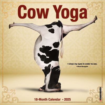 Willow Creek Press · Cow Yoga 2025 7 X 7 Mini Wall Calendar (Calendar) (2024)