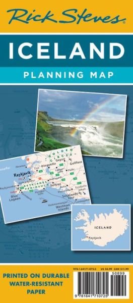 Cover for Rick Steves · Rick Steves Iceland Planning Map: First Edition (Map) (2018)