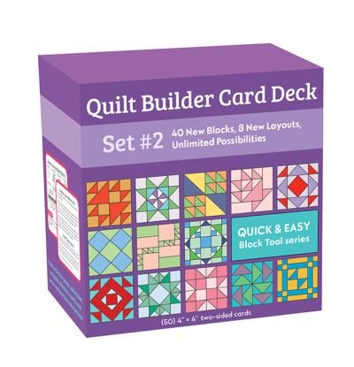 Cover for Publishing, C&amp;T · Quilt Builder Card Deck Set #2: 40 New Blocks, 8 New Layouts, Unlimited Possibilities (MERCH) (2022)