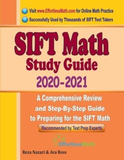 Cover for Ava Ross · SIFT Math Study Guide 2020 - 2021 (Paperback Bog) (2020)