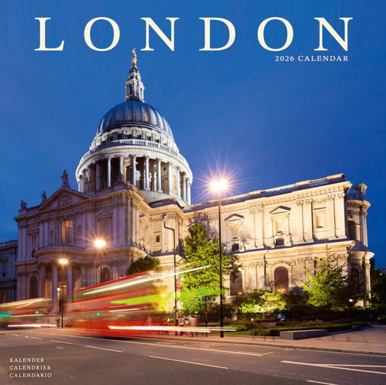 Cover for London Calendar 2026  Square Travel Wall Calendar - 16 Month (Calendar) (2025)