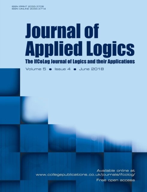 Cover for Dov Gabbay · Journal of Applied Logics - IfCoLog Journal (Paperback Bog) (2018)