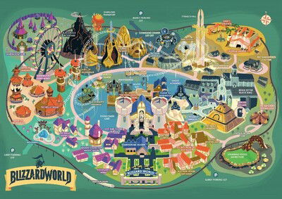 Cover for Blizzard Entertainment · Blizzard World Puzzle (Puslespil) (2018)