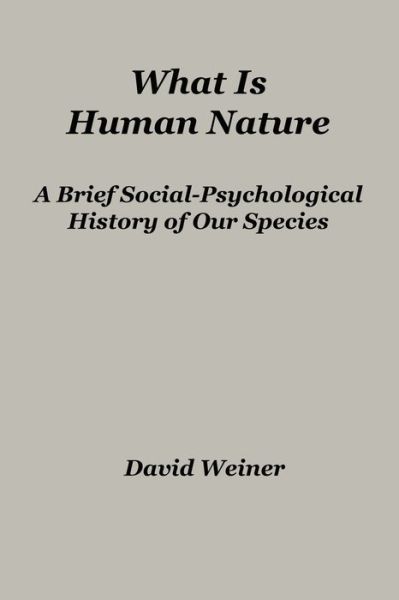 Cover for Amazon Digital Services LLC - KDP Print US · What Is Human Nature (Paperback Book) (2022)