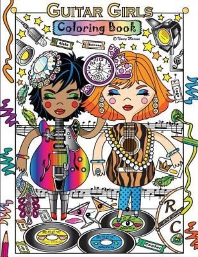Cover for Nancy Marasa · Guitar Girls Coloring Book (Paperback Book) (2018)
