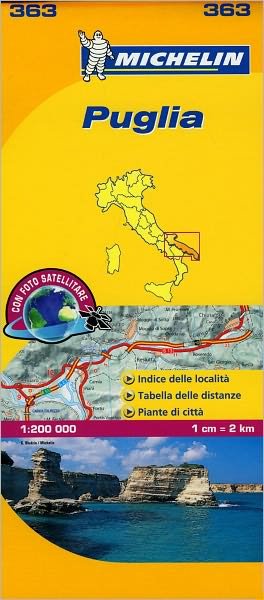 Cover for Michelin · Michelin Local Map: Puglia (Gebundenes Buch) (2020)