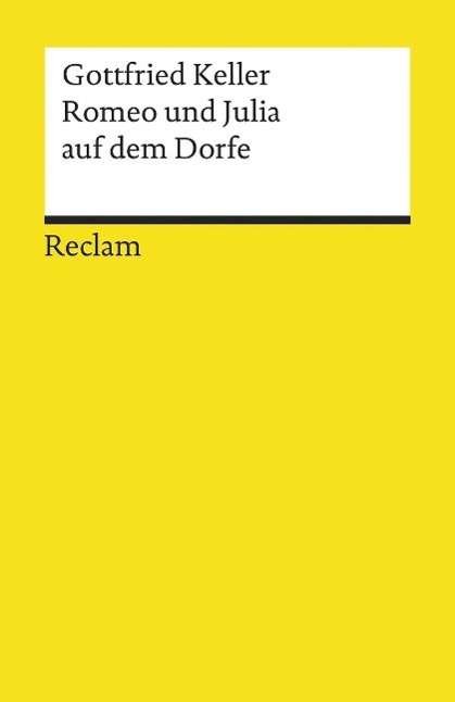 Cover for Keller · Romeo Und Julia Auf Dem Dorfe (Paperback Book)