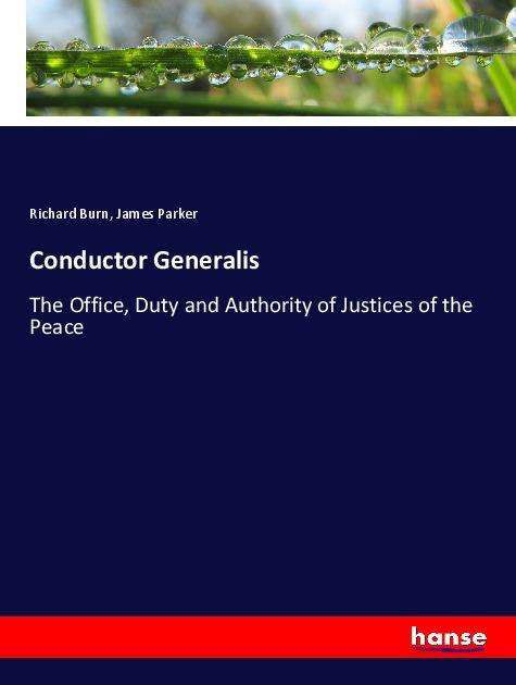 Cover for Burn · Conductor Generalis (Book) (2022)