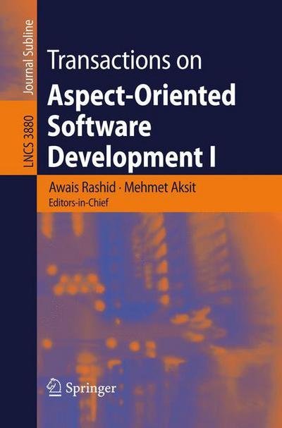 Cover for Awais Rashid · Transactions on Aspect-oriented Software Development - Lecture Notes in Computer Science / Transactions on Aspect-oriented Software Development (Pocketbok) (2006)