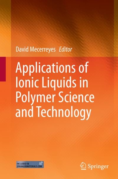Cover for Mecerreyes · Applications of Ionic Liquids in Polymer Science and Technology (Pocketbok) [Softcover reprint of the original 1st ed. 2015 edition] (2016)