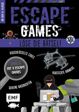 Cover for Arnaud Durand · Escape Games Level 5 (lila) - Löse die Rätsel! - 9 Escape Games ab der 8. Klasse (Pocketbok) (2022)