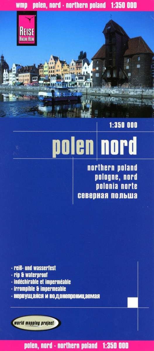 Poland North (1:350.000) - Reise Know-How - Książki - Reise Know-How Verlag Peter Rump GmbH - 9783831773725 - 1 lutego 2019