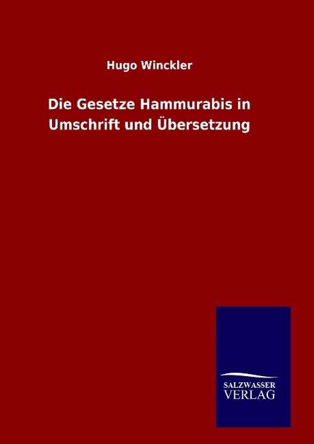 Cover for Winckler · Die Gesetze Hammurabis in Umsc (Book) (2015)