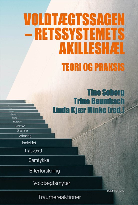 Cover for Tine Søberg, Trine Baumbach og Linda Kjær Minke (red.) · Voldtægtssagen - retssystemets akilleshæl (Sewn Spine Book) [1º edição] (2021)
