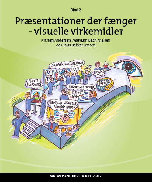 Cover for Kirsten Andersen og Claus Bekker Jensen · Præsentationer der fænger-  visuelle virkemidler (Sewn Spine Book) [5th edition] (2019)