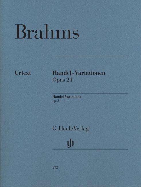 Händel-Variat.op.24,Kl.HN272 - J. Brahms - Books - SCHOTT & CO - 9790201802725 - April 6, 2018