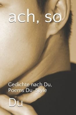 Cover for Du · Ach, So (Paperback Book) (2020)