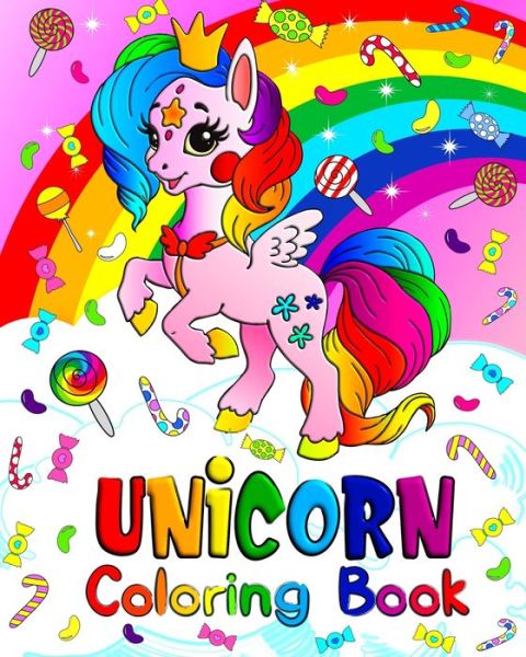 Cover for Childhood Memories Studio · Unicorn Coloring Book (Paperback Book) (2020)