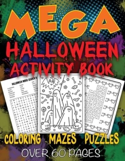 Cover for Awesome Sloth · Mega Halloween Activity Book (Pocketbok) (2020)
