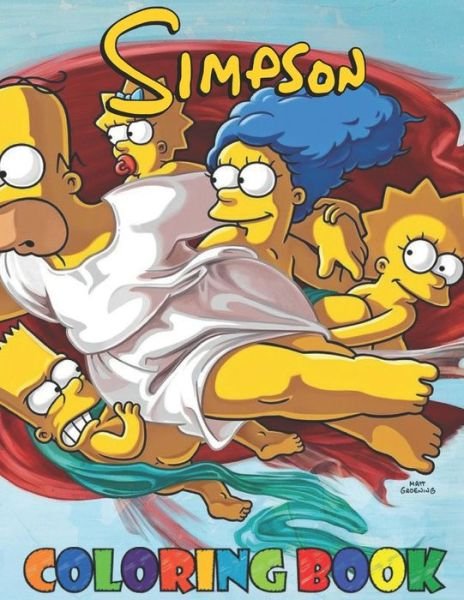 Cover for David Austin · The Simpsons Coloring Book (Paperback Book) (2021)