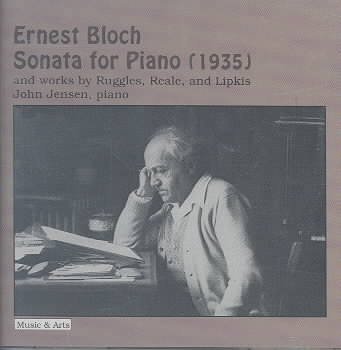 Cover for Bloch / Jensen · Piano Sonata &amp; Other Works (CD) (2001)