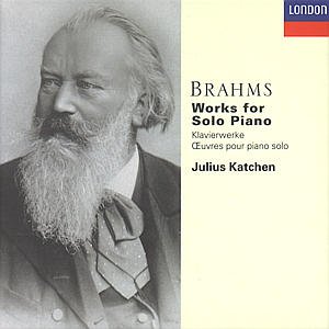 Cover for J. Brahms · Works For Solo Piano (CD) (1997)