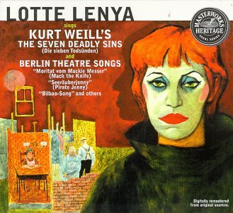 Lotte Lenya Sings Kurt Weill - Lenya Lotte - Muziek - SON - 0074646064726 - 29 juli 2006
