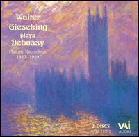 Plays Debussy - Gieseking,walter / Debussy - Musiikki - VAI - 0089948111726 - perjantai 22. syyskuuta 1995