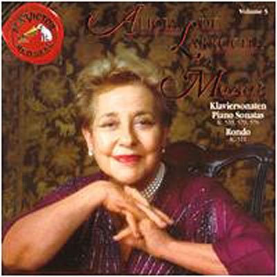 Cover for Mozart / De Larrocha · Piano Sonatas 5 (CD) (2008)