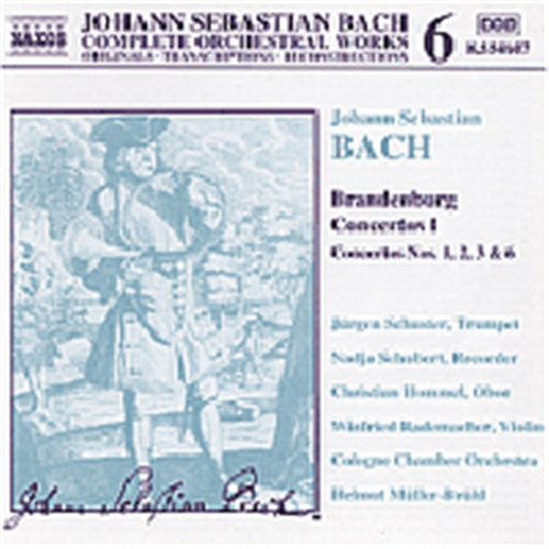 Brandenburg Concertos I - Johann Sebastian Bach - Música - NAXOS - 0636943460726 - 3 de dezembro de 2000