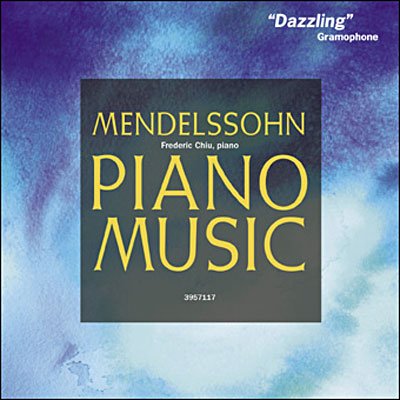 Cover for Mendelssohn · Piano Music - Frederic Chiu (CD)