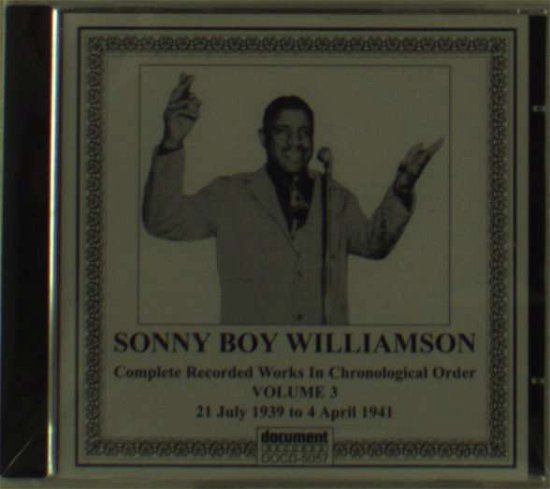 Vol.3 - Sonny Boy Williamson - Musique - DOCUMENT - 0714298505726 - 15 avril 2002