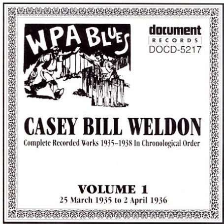 Cover for Casey Bill Weldon · Complete Recorded 1 (CD) (1994)