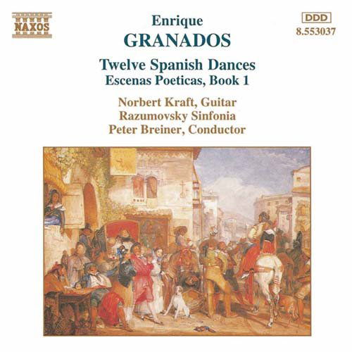 Twelve Spanish Dances - E. Granados - Musiikki - NAXOS - 0730099403726 - maanantai 8. joulukuuta 1997