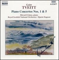 Tveitt / Piano Concertos Nos 1 & 5 - Gimse / Rsnso / Engeset - Musik - NAXOS - 0747313507726 - 5 februari 2001