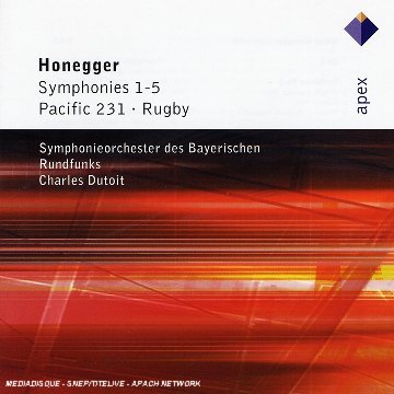 Symphonies No.1-5 - A. Honegger - Musique - WARNER APEX - 0825646268726 - 20 mars 2006