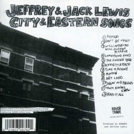 City & Eastern Songs - Jeffrey Lewis - Musiikki - ROUGH TRADE - 0883870023726 - lauantai 30. kesäkuuta 1990