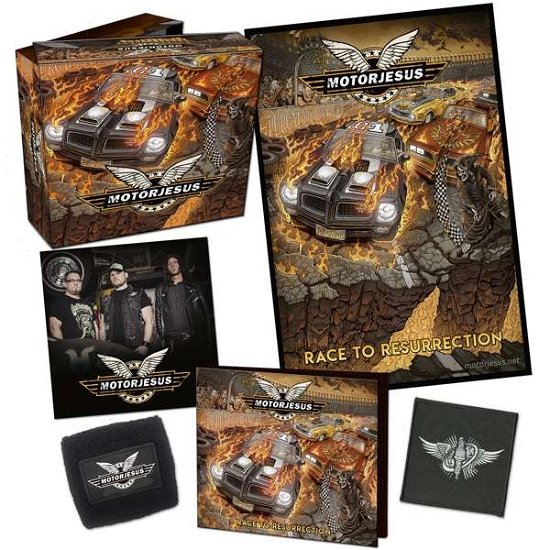 Cover for Motorjesus · Race To Resurrection (CD) [Box set] (2018)