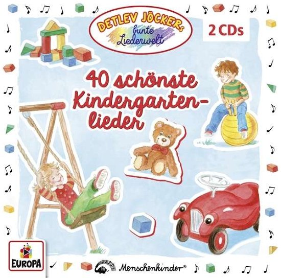 Cover for Detlev Jöcker · 40 Schönste Kindergartenlieder (CD) (2020)