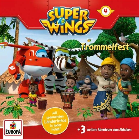 Super Wings · 004/trommelfest (CD) (2018)