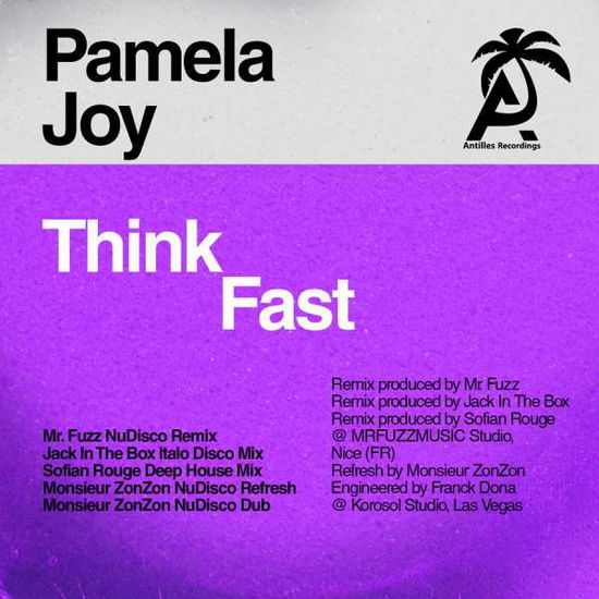 Cover for Pamela Joy · Think Fast-Joy,Pamela (CD) [Remix edition] (2015)