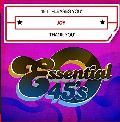 Cover for Joy · If It Pleases You / Thank You-Joy (CD) (2016)