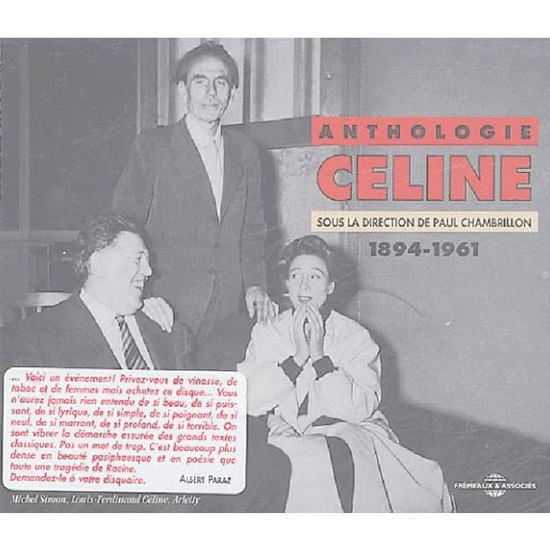 Cover for Celine-Louis Ferdinand · Anthologie 1894-1961 (CD) (2010)