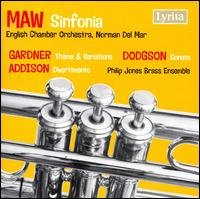 Sinfonia - Maw / Howarth / James / Iveson / Eco / Del Mar - Music - LYRITA - 5020926030726 - August 12, 2008