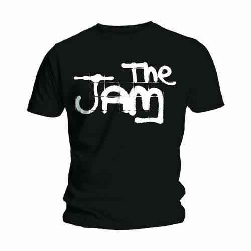 The Jam Unisex T-Shirt: Spray Logo Black - Jam - The - Fanituote - ROFF - 5023209631726 - keskiviikko 14. tammikuuta 2015