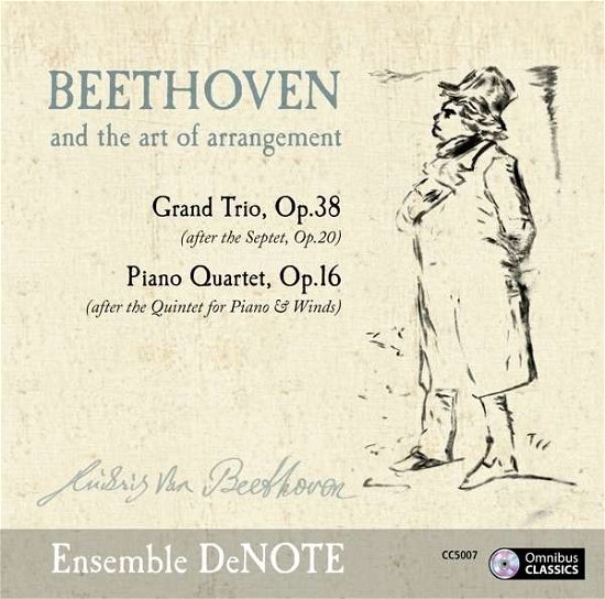 Cover for Ensemble Denote · Beethoven: Grand Trio, Op. 38 &amp; Piano Quartet, Op. 16 (CD) (2015)