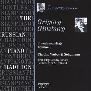 Russian Piano Tradition: Goldenweiser School - Grigory Ginzburg - Musik - APR - 5024709156726 - 13 juli 2010